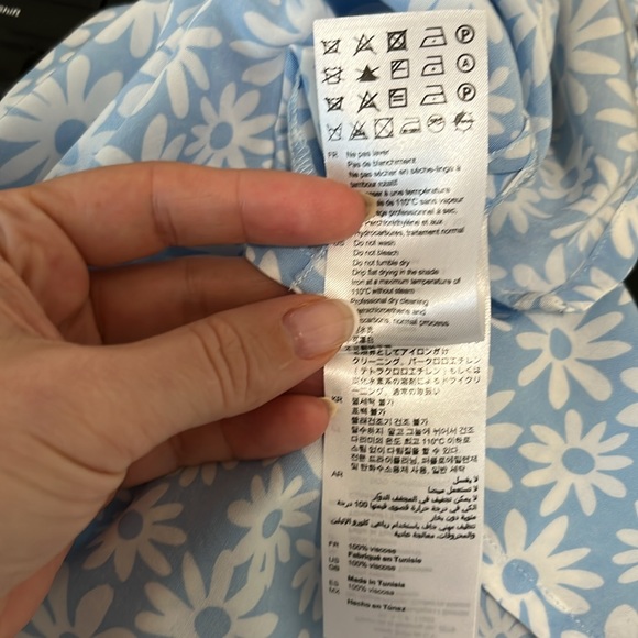 Sandro men’s long sleeve button up shirt. Size L. - Picture 5 of 7